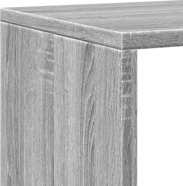 Produktbild VidaXL Bücherregal Raumteiler Wandregal Standregal Raumtrenner Regal Grau Sonoma (137.5 x 29 x 137.5 cm)