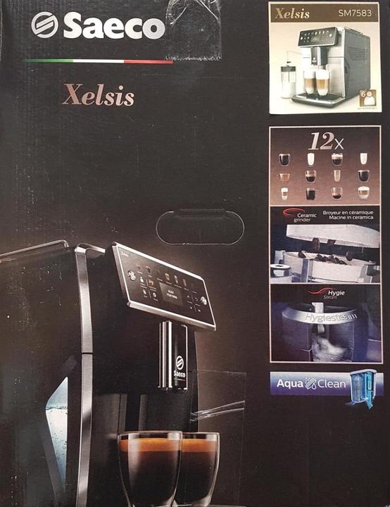 Produktbild Philips Saeco Xelsis SM7583/00 Kaffeevollautomat, 12 Kaffeespezialitäten, LED-Display mit...