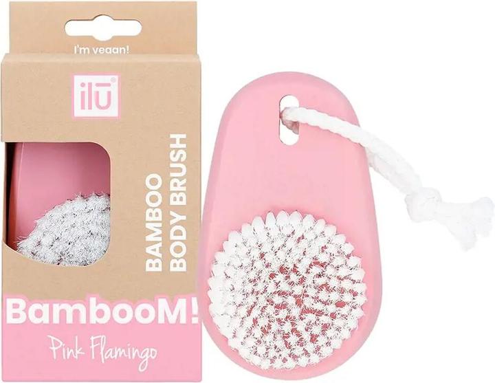 Immagine prodotto Ilu Bamboom! Spazzola per il corpo con fenicottero rosa