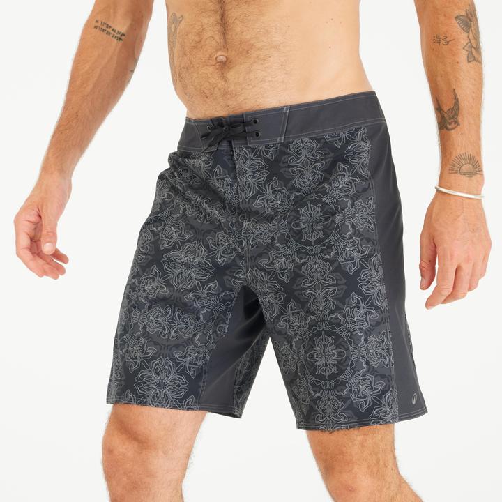 Produktbild Olaian Boardshorts Herren lang 500 Arch Scarabia 19" schwarz (48)