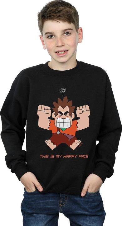 Actual product image Disney Boys Wreck It Ralph Happy Face Sweatshirt (152, 158)