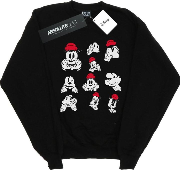 Immagine prodotto Disney Minnie Mickey Photo Poses Felpa Donna (M)