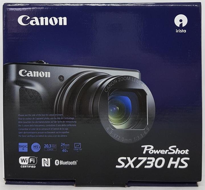 Image du produit Canon PowerShot SX730 HS (24 - 960 mm, 20.30 Mpx, 1/2,3'')