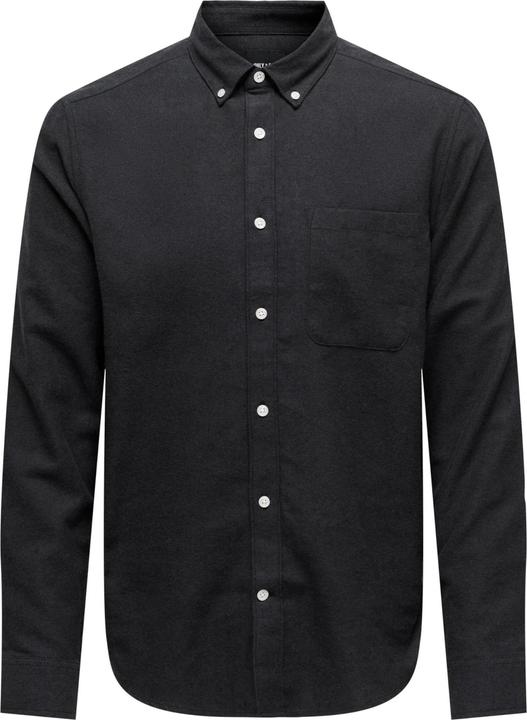 Only & Sons Einfarbiges Langarmhemd