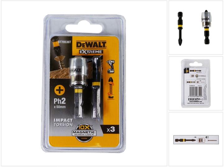 Actual product image DeWalt udarowe końcówki wkrętarskie torsion udarowa końc wkr (50 mm)
