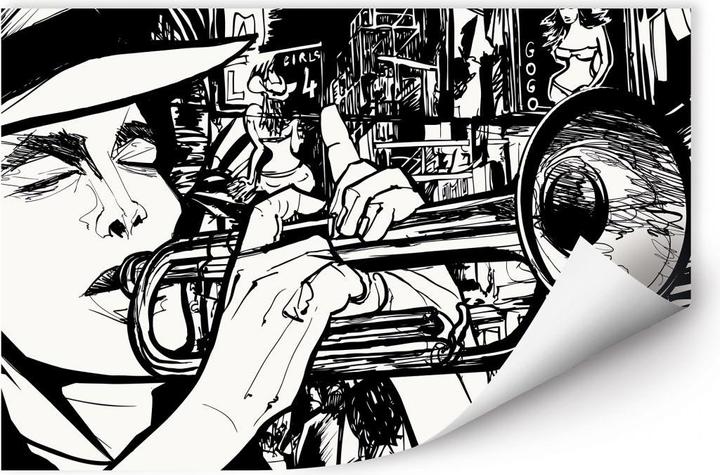 Produktbild Trenddeko Sound of a Street Musician (45 x 30 cm)