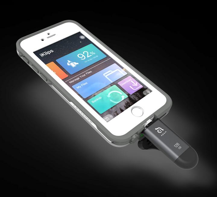 Produktbild Adam Elements iKlips C (128 GB, USB 3.0, Lightning)