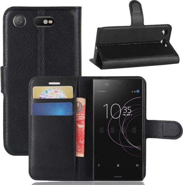 Produktbild MU Classic Leder Hülle mit Standfunktion (Sony Xperia XZ1 Compact)