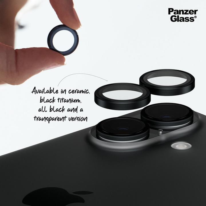 Image du produit PanzerGlass Hoops Camera Lens Protector (1 pièce(s), Apple iPhone 16 Plus, Apple iPhone 16)