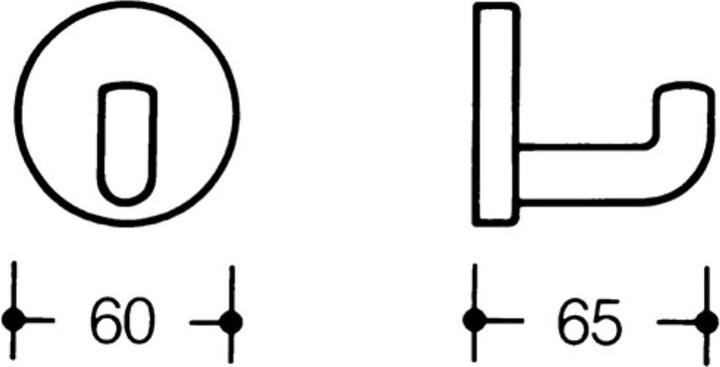 Actual product image Hewi Wall hook
