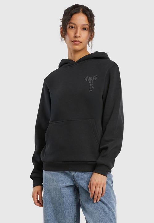 Produktbild Miss Tee Bow Oneliner Ladies Fluffy Hoody - 179949 (XS)