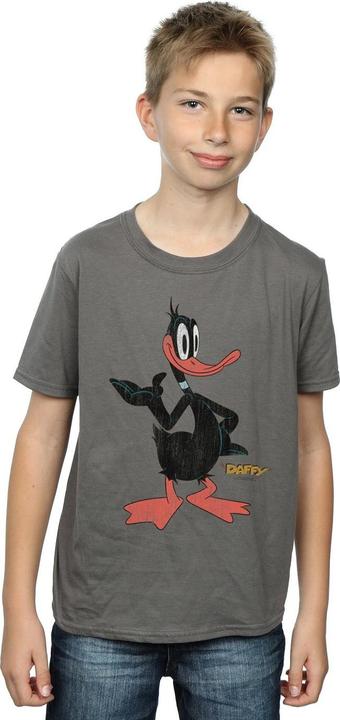 Actual product image Looney Tunes Boys Daffy Duck Distressed T-Shirt (128)