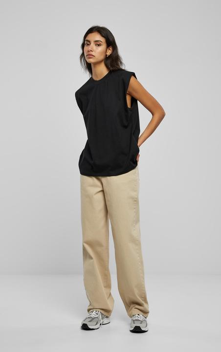 Actual product image Urban Classics Ladies Organic Heavy Padded Shoulder Tank Top - 17088 (XS)