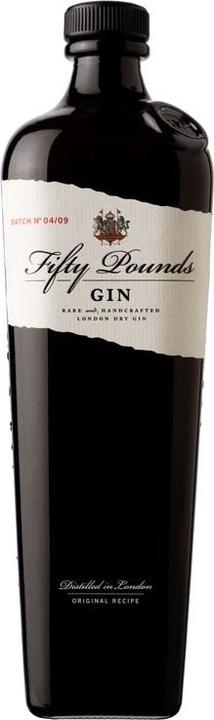Actual product image Thames Distillers Fifty Pounds (1 x 70 cl)