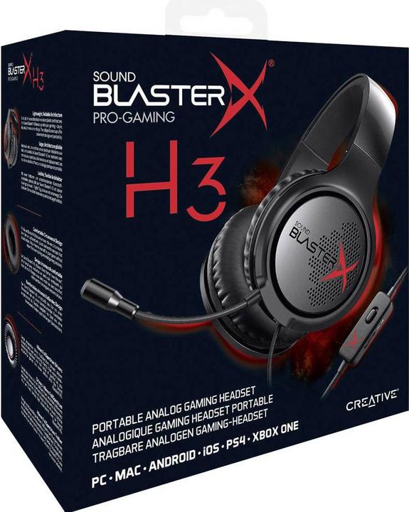 Actual product image Creative Sound BlasterX H3 (Cable)