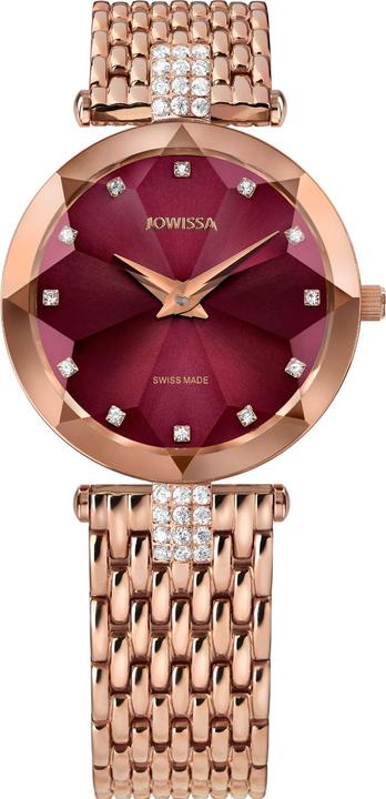 Immagine prodotto Jowissa J5.714.M Orologio da donna con strass sfaccettato 29 mm 5ATM (Fatto in Svizzera, 29 mm)