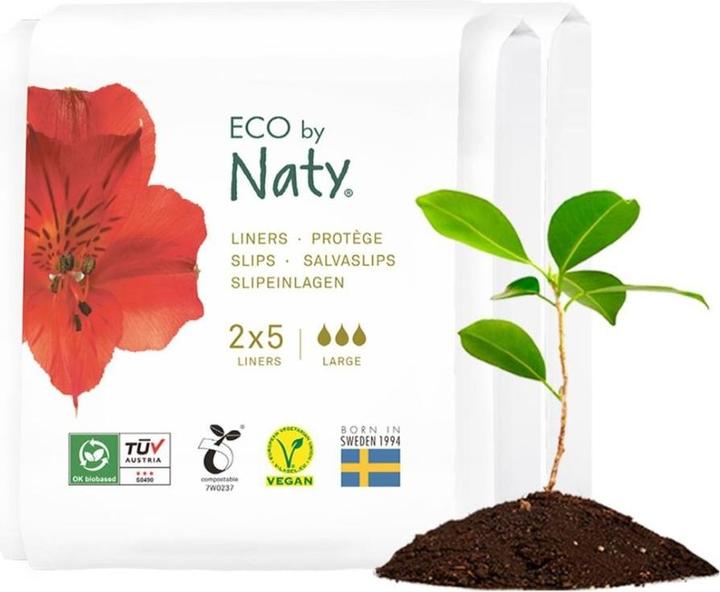 Immagine prodotto Naty Salvaslip biologici (1 x, Fodere per mutande)