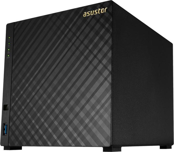 Produktbild ASUS AS1004T - Speicherserver - Marvell Armada 385 - Armada 385 - Schwarz