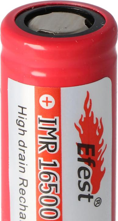 Immagine prodotto Efest Batteria IMR 16500 più polo piatto (1 pz., 16500, 900 mAh)