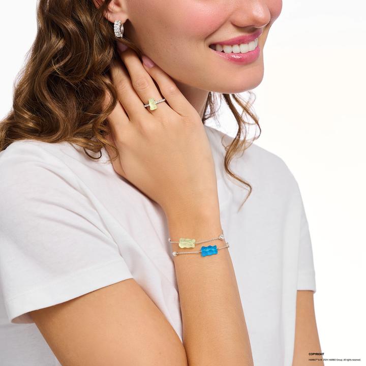 Image du produit Thomas Sabo Bracelet (19 cm, Perles de culture d'eau douce, Verre en cristal, Argent sterling 925, Zircone)