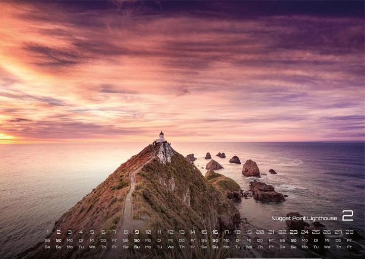 Produktbild Neuseeland - Das Land der langen weissen Wolke - 2025 - Kalender DIN A3 (A3, Deutsch)