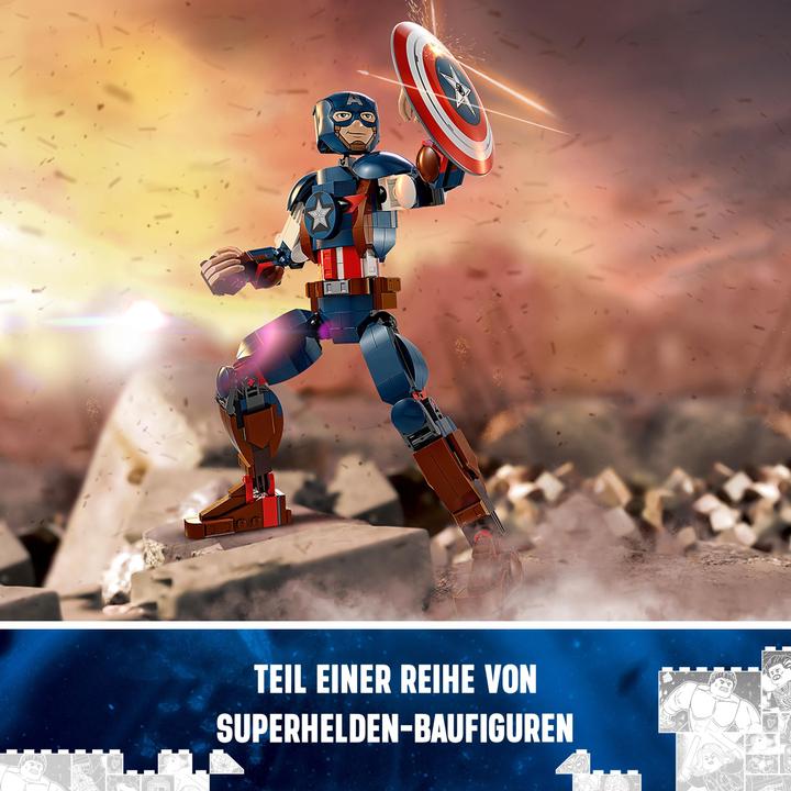Image du produit LEGO Figurine de construction Captain America (76258, LEGO Marvel)