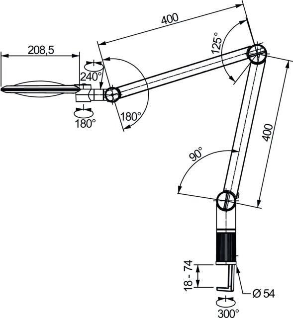 Produktbild Eschenbach Lupenleuchte varioLED 1,9xD 132mm