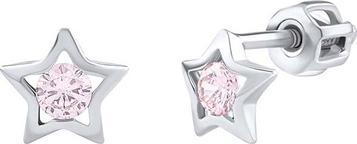 Image du produit Silvego Boucles d'oreilles en argent avec zircons roses Adina SILVEGOB70493BDSP