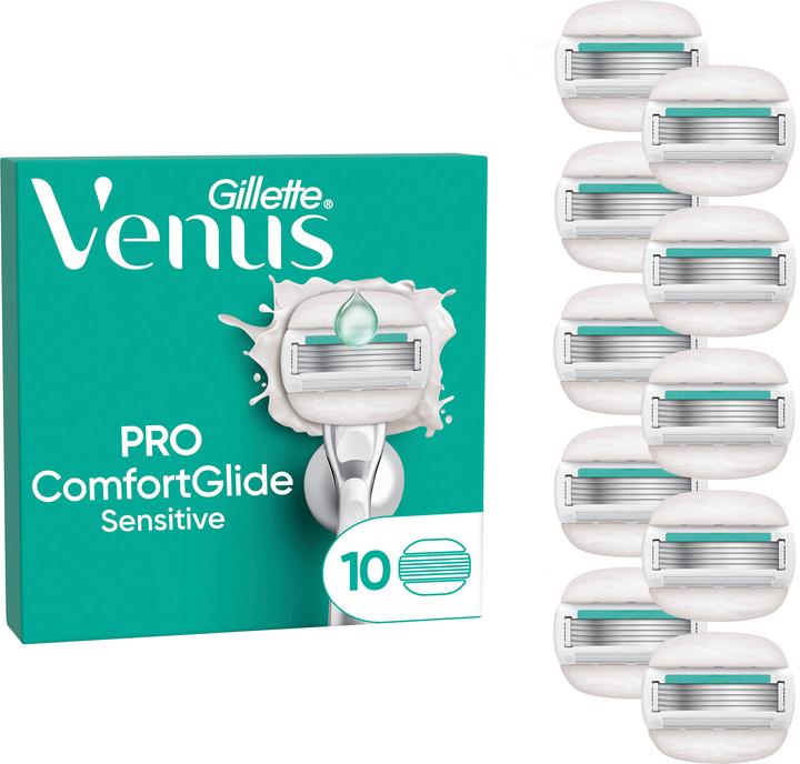 Produktbild Gillette Venus Comfortglide Sensitive Systemklingen Ersatzklingen 10er (10 x)