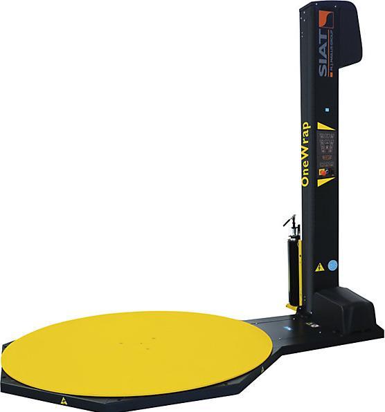 Image du produit kaiserkraft Enrouleur de palettes OneWrap-L, avec plateau pivotant, chariot porte-film avec