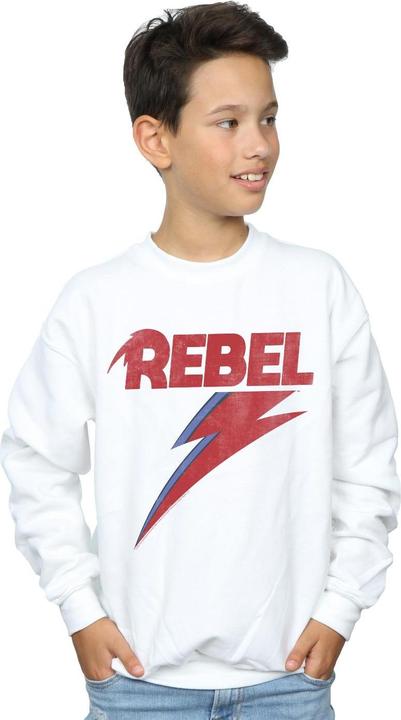 Produktbild David Bowie Distressed Rebel Sweatshirt Jungen (140, 146)