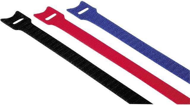 Actual product image Hama Velcro cable ties, 12 pieces (Plastic cable ties, 200 mm, 12 pcs.)