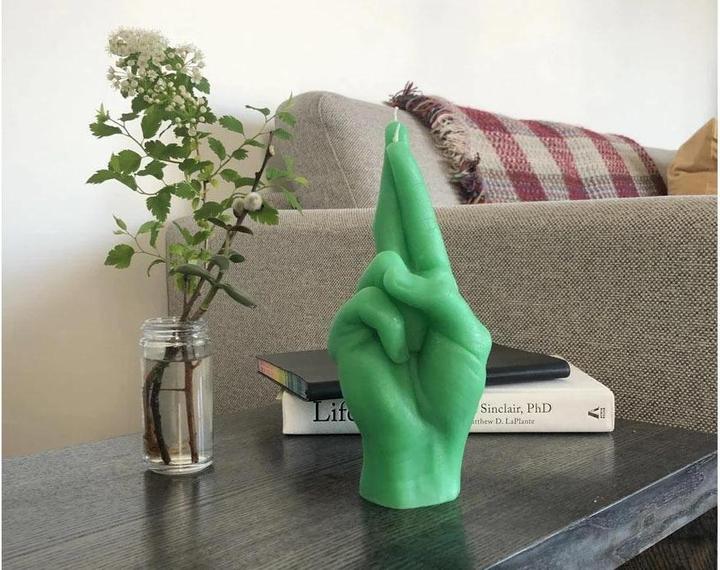 Actual product image Candle Hand crossed fingers (1 pcs.)