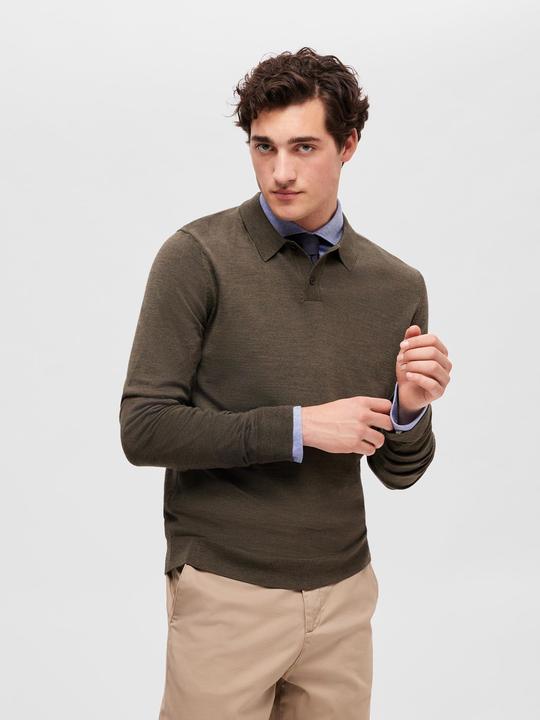 Image du produit Selected Homme Chemise à manches longues en piqué (XXL)
