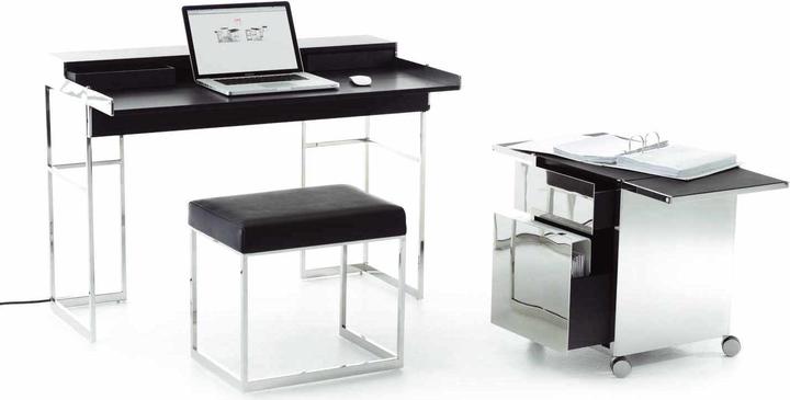 Produktbild Yomei Magic Desk Chrome Edition Sekretär Schreibtisch