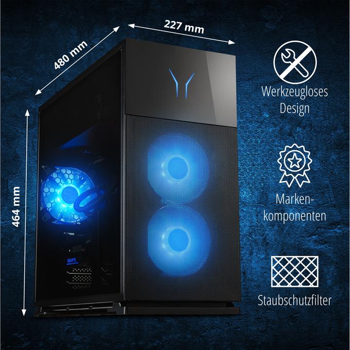 Actual product image Erazer Gaming PC Hunter X30 (MD35275) (Intel Core i9-14900, 32 GB, 1000 GB, GeForce RTX 4080 SUPER)