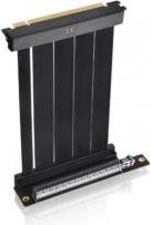 Actual product image Thermaltake PCI-E 4.0 Dual 90° Riser Cable (black, 13cm)