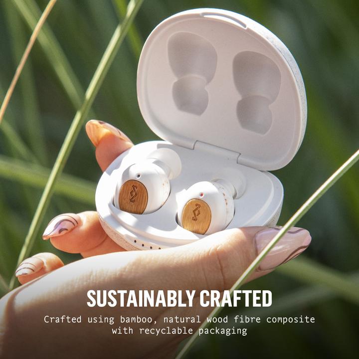 Actual product image House of Marley Bluetooth Headphones Champion Ear Buds Cream (8 h, Wireless)