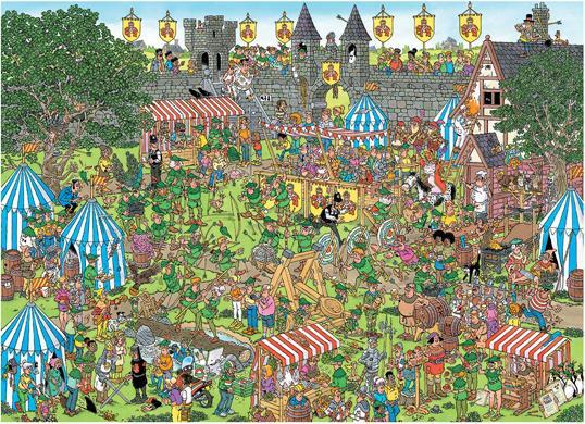 Actual product image Jumbo Jan Van Haasteren Puzzle TBD 1500 pieces (1500 pieces)