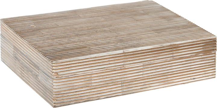 Image du produit DKD Home Decor Boîte à bijoux 20,5 x 13 x 5,5 cm Crème Os Résine
