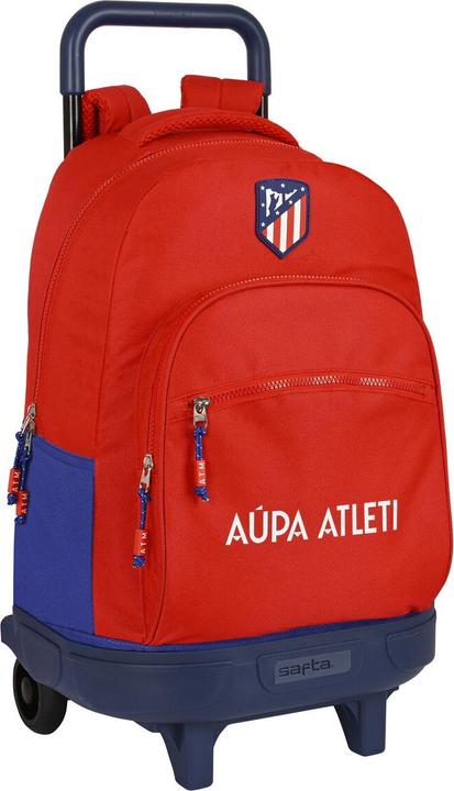 Produktbild Atletico Madrid FC School Rucksack with Wheels AtlÃ©tico Madrid Red Navy Blue (33 x 45 x 22 cm)