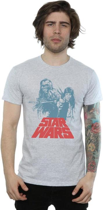 Immagine prodotto Star Wars Han Solo Chewie Duet Maglietta Uomo (XXL)