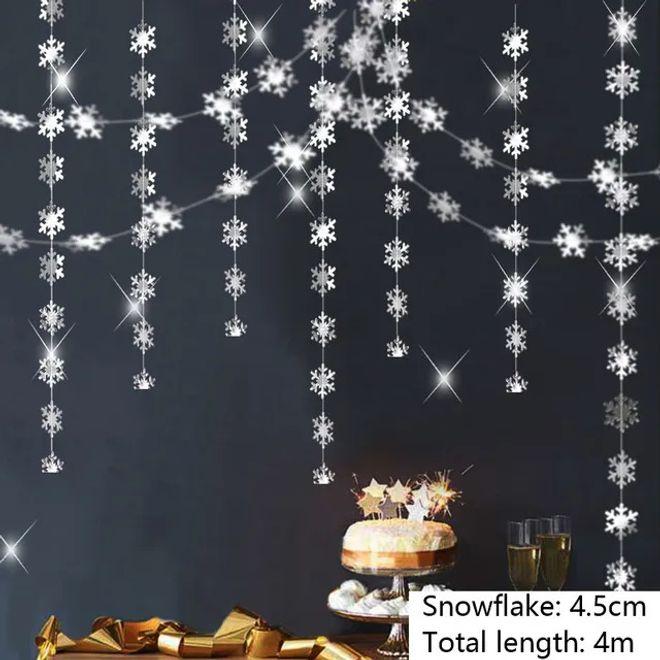 Produktbild MU Style Coco Series Schneeflocken Girlande