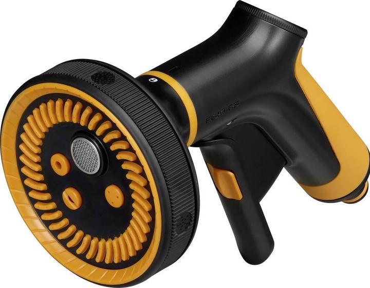 Fiskars Spray gun Multi, 5 functions, Infinitely variable flow rate, With front regulator and on/off switch