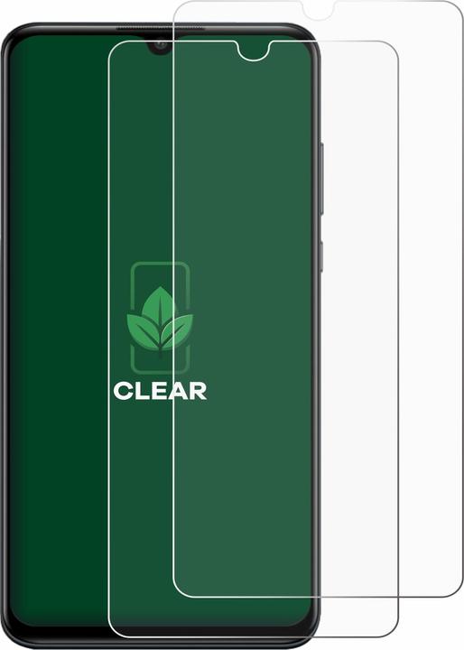 Actual product image ScreenLeaf Protective film sustainable screen protector screen protector film clear transparent (2 Piece, Huawei P30 Lite)