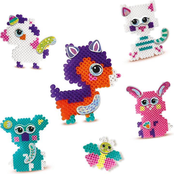 Produktbild Ses Bügelperlen-Set - FunPins Glitzertiere