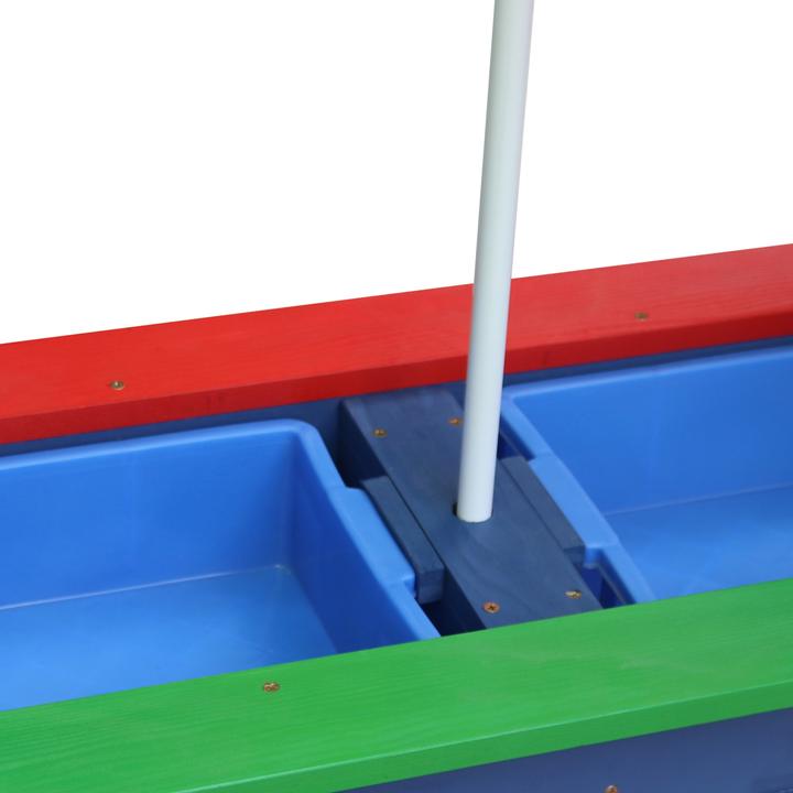Produktbild Axi Nick Sand & Wasser Picknicktisch Regenbogen - Sonnenschirm Regenbogen