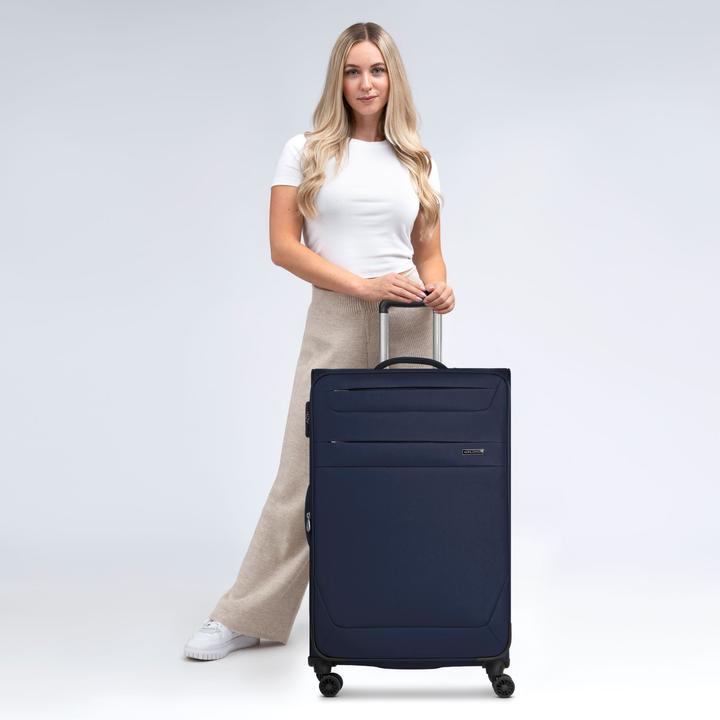 Immagine prodotto Worldpack Carrello Chicago a 4 ruote L 78 cm con piega ad espansione (95 l, XL (da 115l))