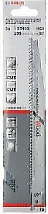 Actual product image Bosch Professional Zubehör Sabre saw blade S 2345 X, Progressor for Wood, pack of 5