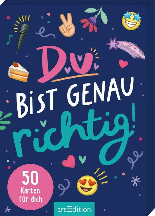Produktbild Du bist genau richtig! – 50 Karten für dich (Deutsch, Natalie Buchholz, Inka Vigh, 2025)